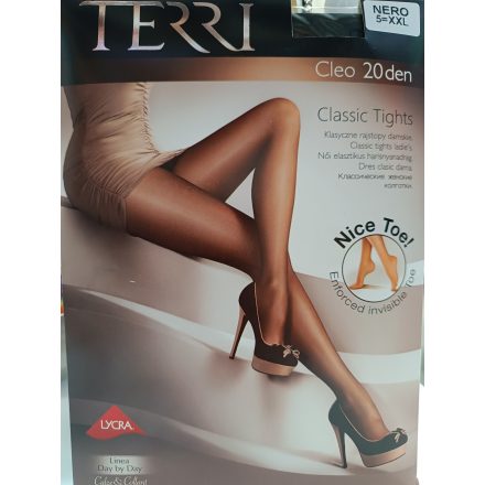 Terri Classic Harisnyanadrág 20 Den Fekete XXL
