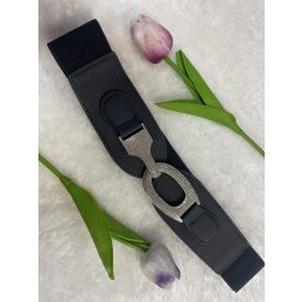 Indiana Csatos Műbőr Öv Sötétkék