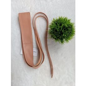 Zuri Műbőr Megkötős Öv Púder